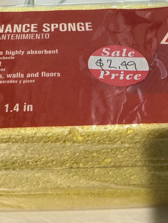 ACE Yellow Maintenance & Household Sponges - Pack - Picture 4 of 5